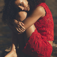 MARITZA SKIRT -- CARMINE