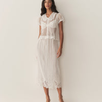 ALBINA SKIRT -- SALT