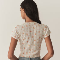 BRIE TEE -- FRENCH MARIGOLD