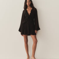 CLARISSE DRESS -- BLACK