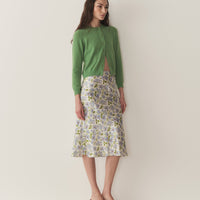 CLAUDINE CARDIGAN -- LIGHT KELLY GREEN