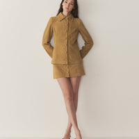 COURTNEY SKIRT -- LIGHT CAMEL