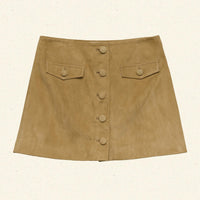 COURTNEY SKIRT -- LIGHT CAMEL