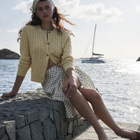 DELIA SKIRT -- RIVIERA FOULARD