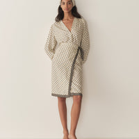 DELIA SKIRT -- RIVIERA FOULARD