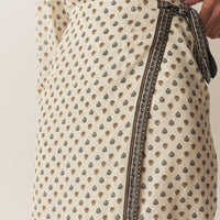 DELIA SKIRT -- RIVIERA FOULARD