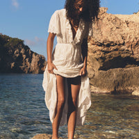 GABRIELLA DRESS -- SALT