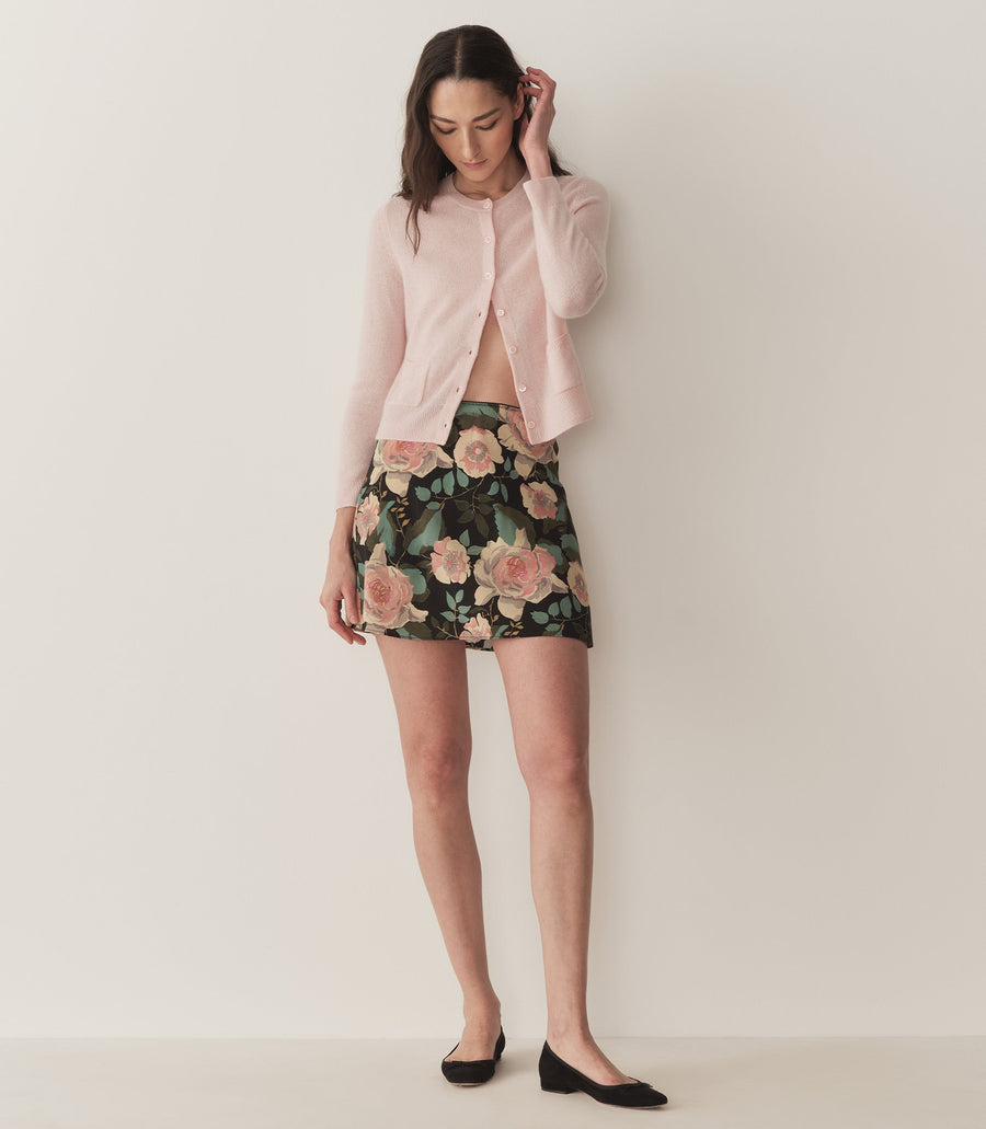 GIULIETTA SKIRT -- ROSE GARDEN FLORAL