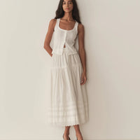 SEBASTIANE SKIRT -- POWDER