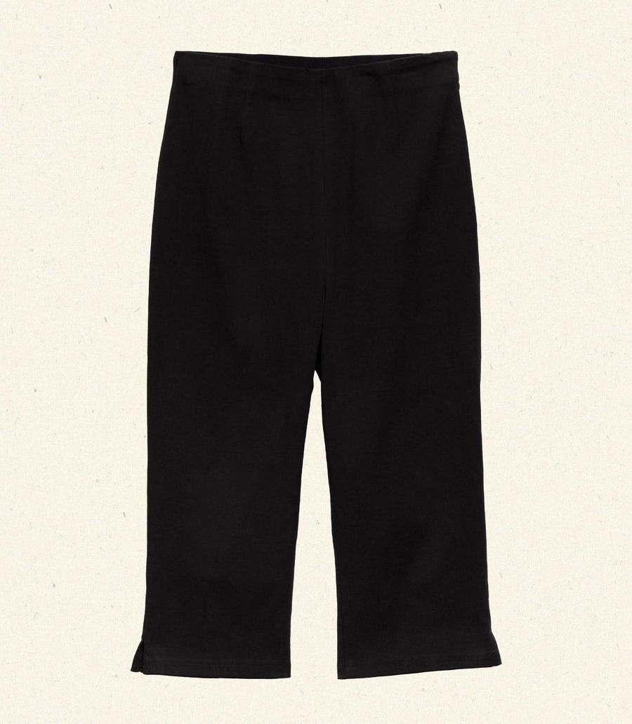 LULA CAPRI PANT -- BLACK