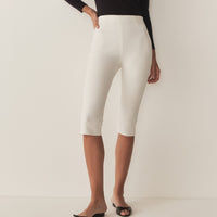 LULA CAPRI PANT -- SALT