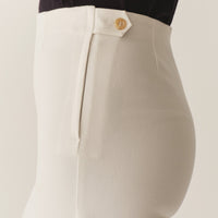 LULA CAPRI PANT -- SALT