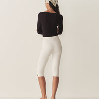 LULA CAPRI PANT -- SALT