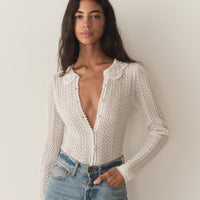MARTINA CARDIGAN -- PALE LILY