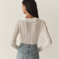 MARTINA CARDIGAN -- PALE LILY