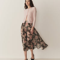 MEADOW SKIRT -- ROSE GARDEN FLORAL