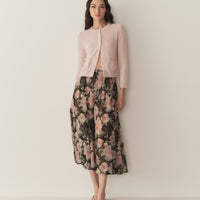 MEADOW SKIRT -- ROSE GARDEN FLORAL