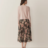 MEADOW SKIRT -- ROSE GARDEN FLORAL