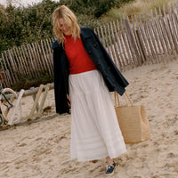MONICA SWEATER -- CHERRY RED