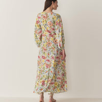 OLIANA DRESS -- BLANC ANEMONE BLOOM