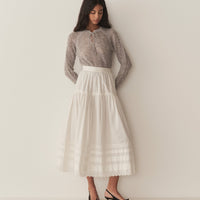 OPHIRA SWEATER -- LIGHT HEATHER GREY