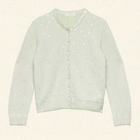 PAILLETTE CARDIGAN -- MINT TEA