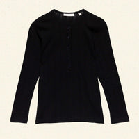 PAOLA TEE -- BLACK QUELLE JOLIE POINTELLE