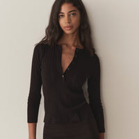 PAOLA TEE -- BLACK QUELLE JOLIE POINTELLE