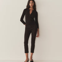 PAOLA TEE -- BLACK QUELLE JOLIE POINTELLE