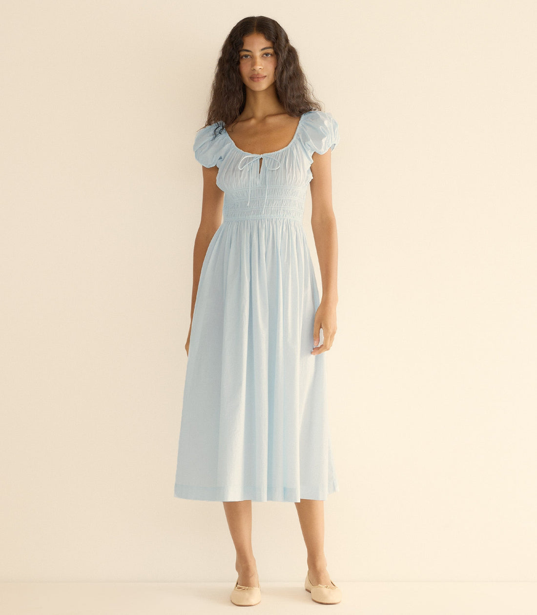 QUINN DRESS -- ALICE BLUE