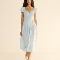 QUINN DRESS -- ALICE BLUE