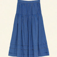 SEBASTIANE SKIRT -- CASSIS CHECK