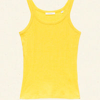 SEINE CASHMERE TANK -- CITRUS