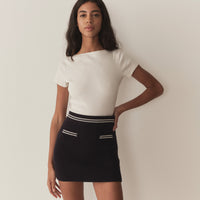 SEYMOUR SKIRT -- DEEP NAVY