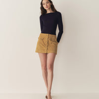 COURTNEY SKIRT -- LIGHT CAMEL