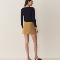 COURTNEY SKIRT -- LIGHT CAMEL
