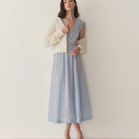 VICTORIA DRESS -- ICY BLUE