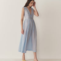VICTORIA DRESS -- ICY BLUE