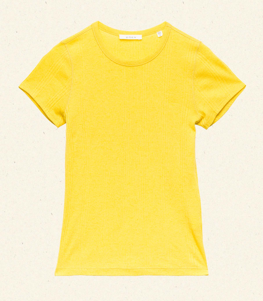 VIVI CASHMERE TEE -- CITRUS
