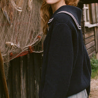 VOYAGE SWEATER -- DEEP NAVY