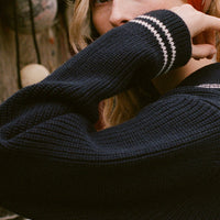 VOYAGE SWEATER -- DEEP NAVY