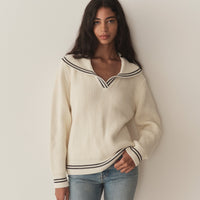 VOYAGE SWEATER -- IVORY
