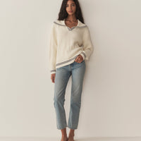 VOYAGE SWEATER -- IVORY